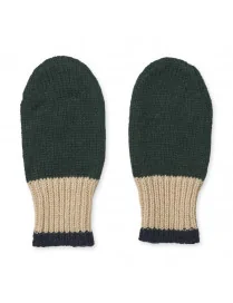Liewood – Wełniane rękawiczki Pippi – Green Mix