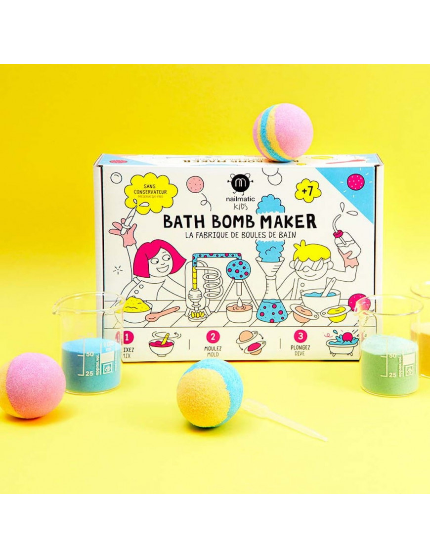 Nailmatic Bath Bomb Maker - zestaw do tworzenia kul musujących do kąpieli