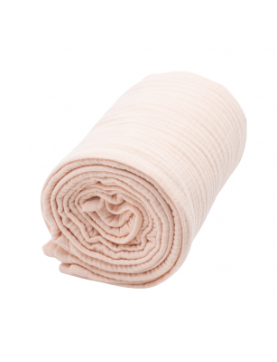 Kocyk muślinowy 4 warstwowy - nude BimBla