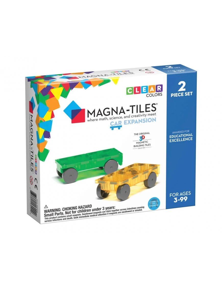 2-częściowy zestaw rozszerzeń samochody, Magna Tiles