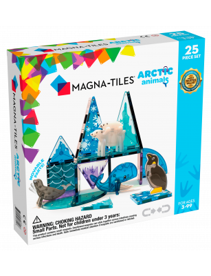 Klocki magnetyczne 25 el. Arctic Animals, Magna Tiles
