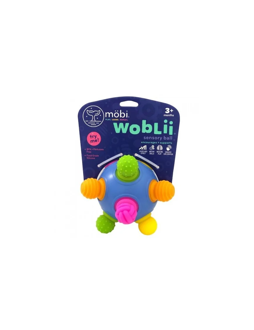 Woblii Kula. Zabawka sensoryczna, Mobi