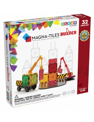 Klocki magnetyczne 32 el. Builder, Magna Tiles