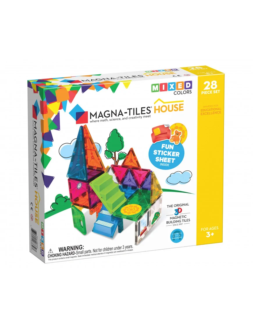 Klocki magnetyczne 28 el. Jungle House, Magna Tiles