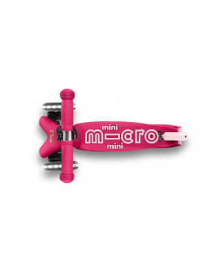 Micro, Hulajnoga LED mini micro baby 3w1 deluxe plus Pink