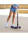 Maxi Micro Deluxe Purple FOLDABLE LED składana