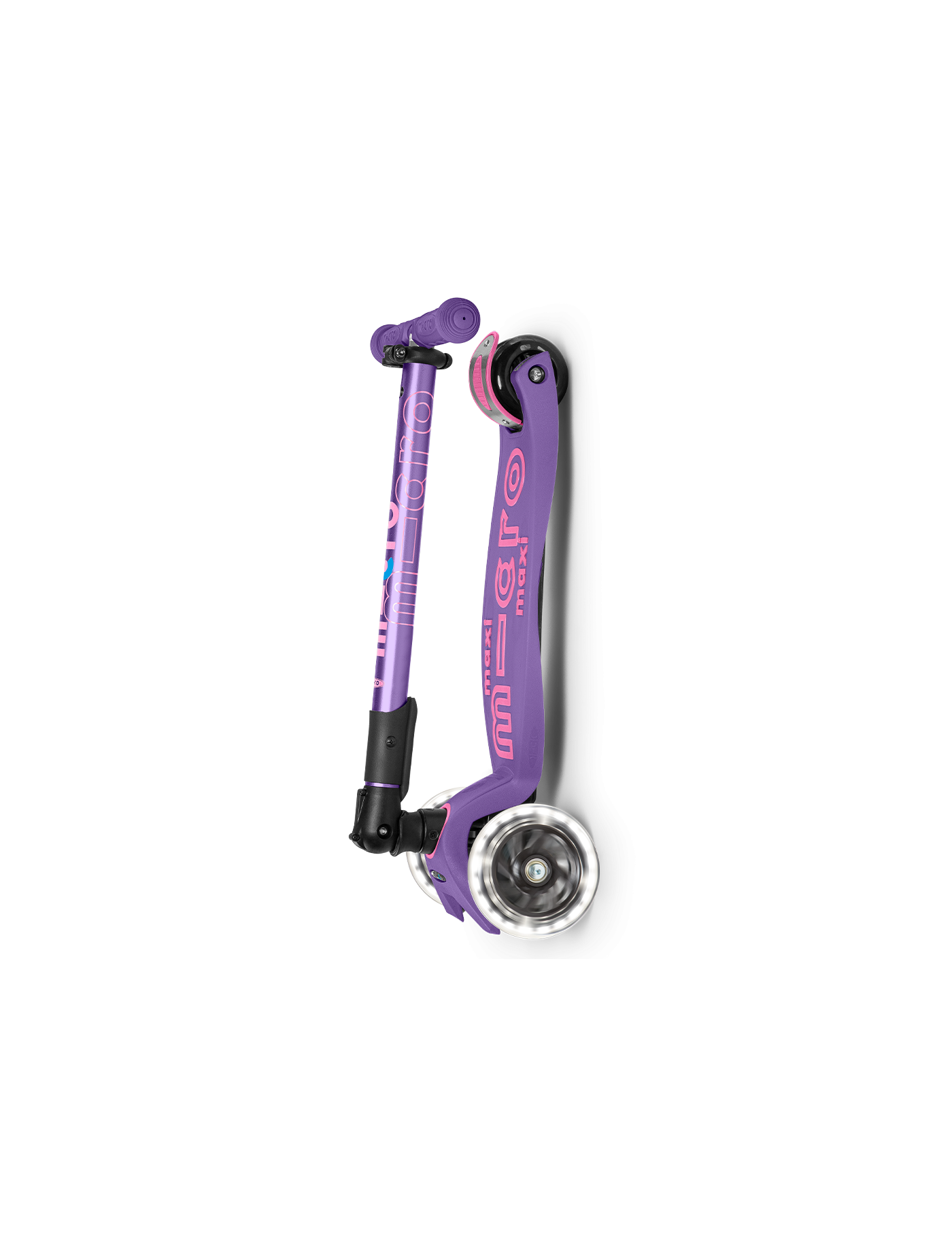 Maxi Micro Deluxe Purple FOLDABLE LED składana