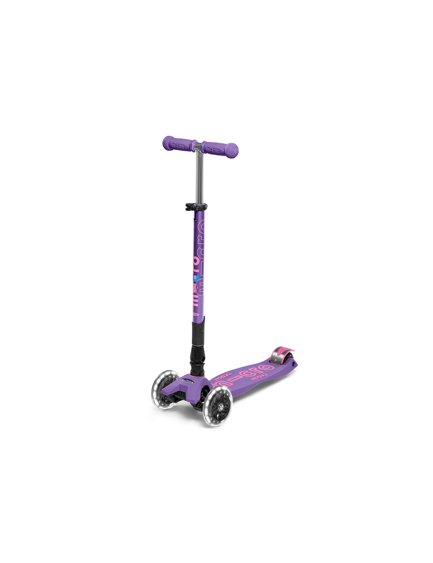 Maxi Micro Deluxe Purple FOLDABLE LED składana