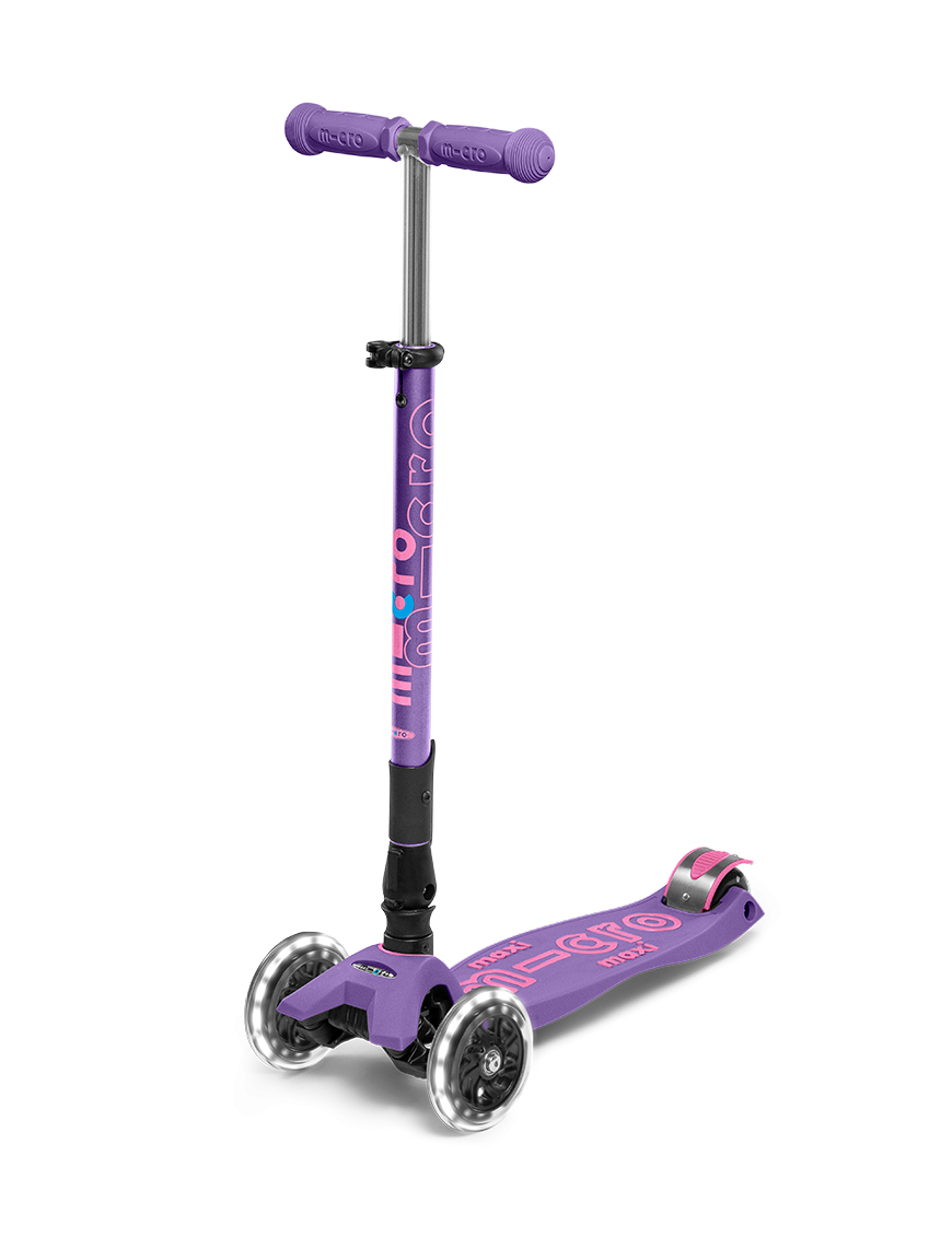 Maxi Micro Deluxe Purple FOLDABLE LED składana