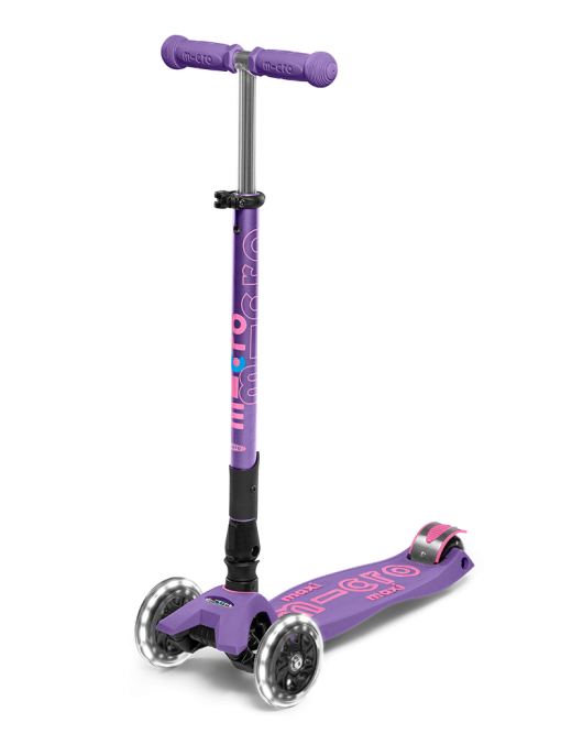 Maxi Micro Deluxe Purple FOLDABLE LED składana