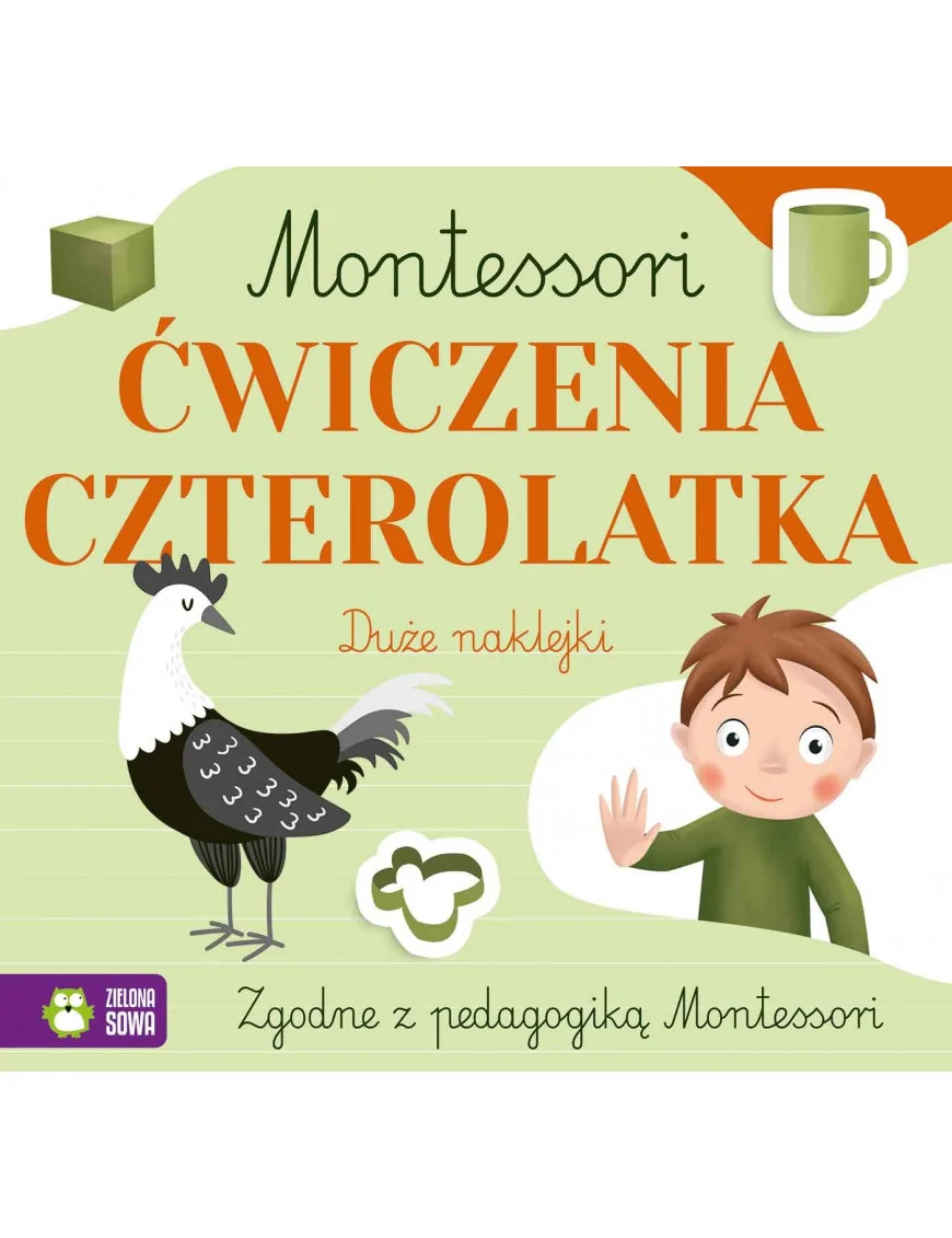 Montessori. Ćwiczenia czterolatka, Zielona Sowa
