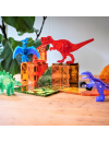 Klocki magnetyczne 40 el. z dinozaurami Dino World, Magna Tiles