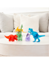 Klocki magnetyczne 5 el. Dinozaury Dinos, Magna Tiles Klocki magnetyczne 5 el. Dinozaury Dinos, Magna Tiles