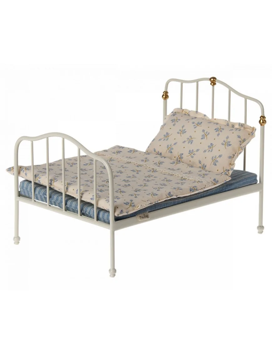 Maileg łóżko - Bed, Mouse - Off white