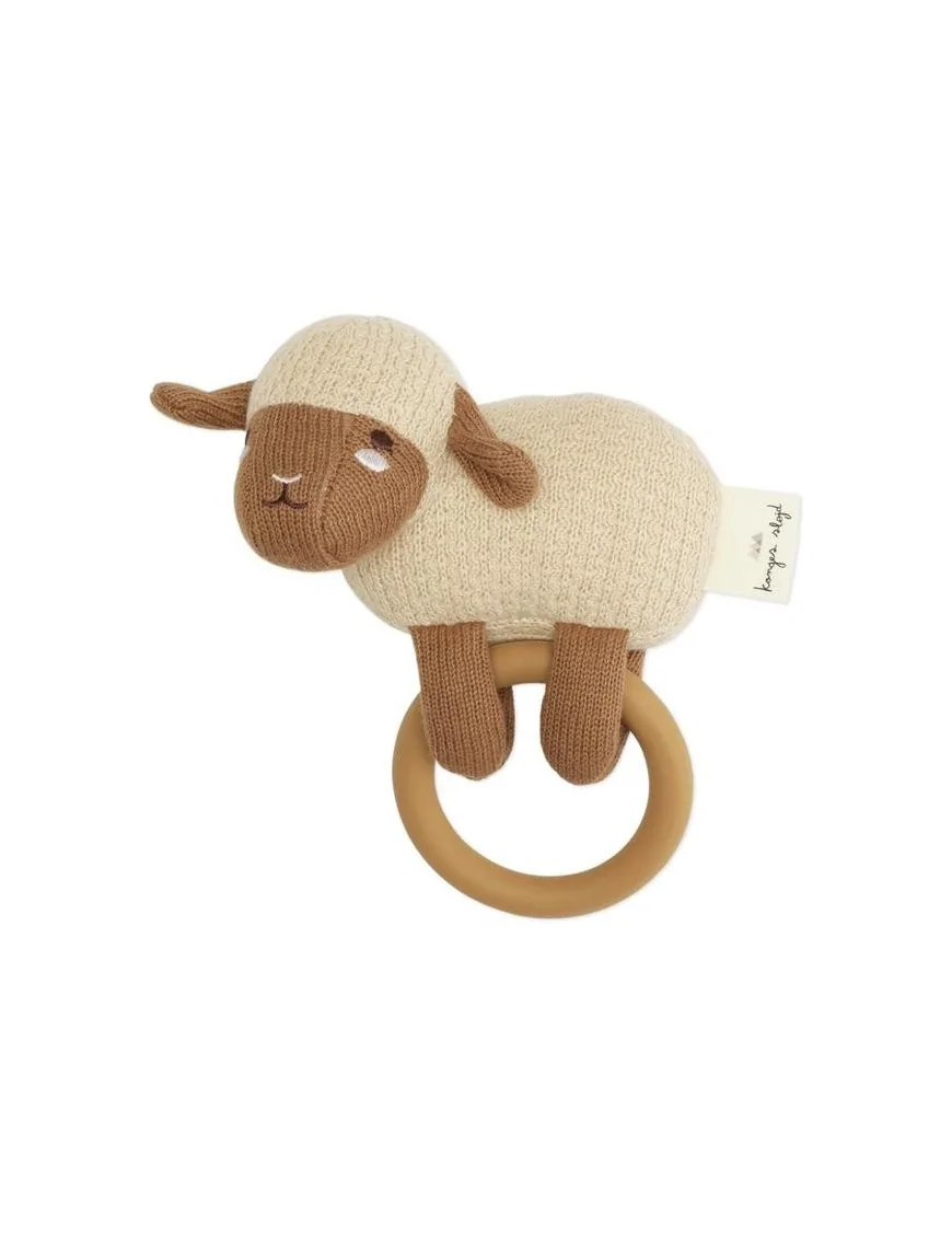 Grzechotka z gryzakiem Sheep, Konges Slojd