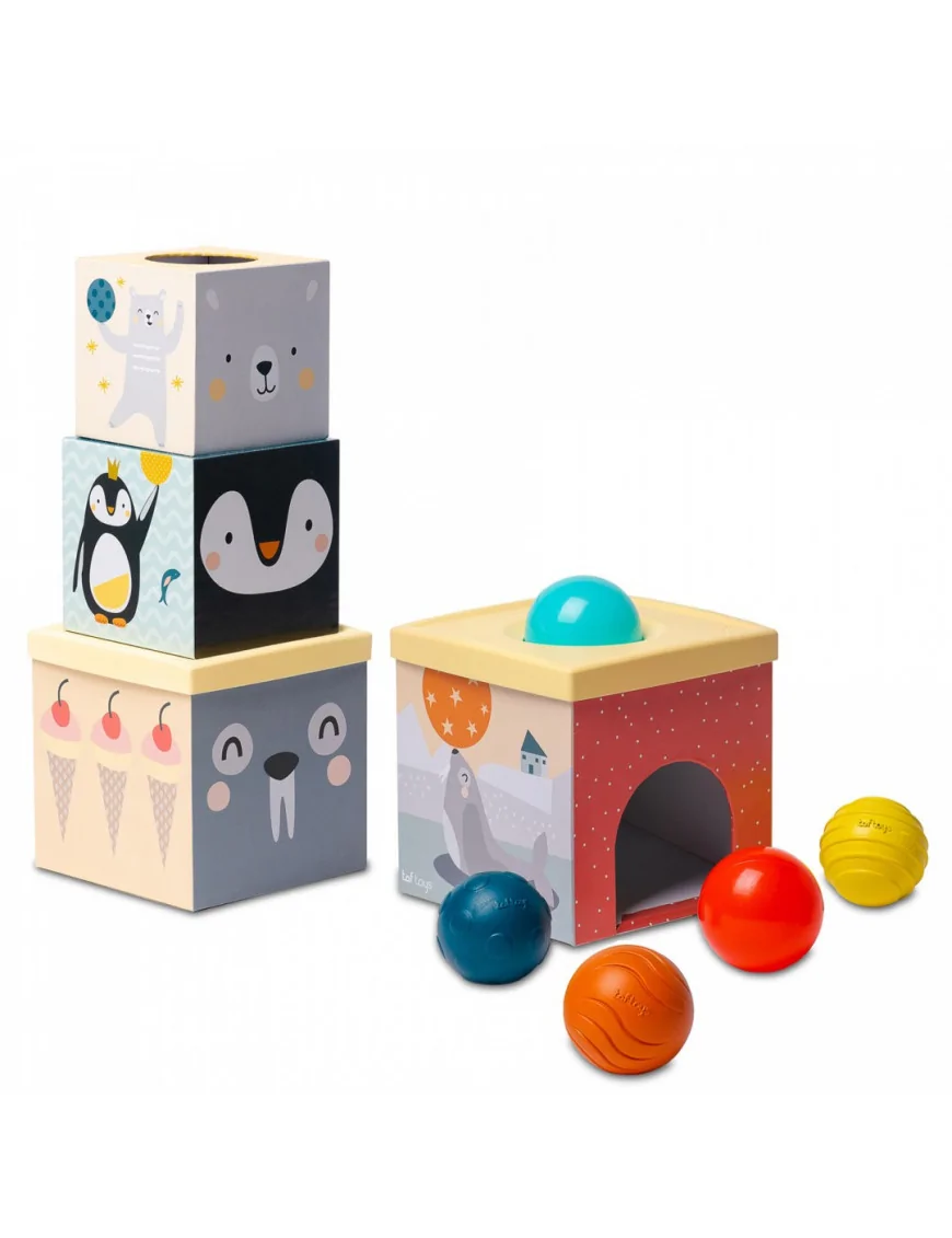 Wieża z otworami na piłki sensoryczne Biegun Północny, Taf Toys