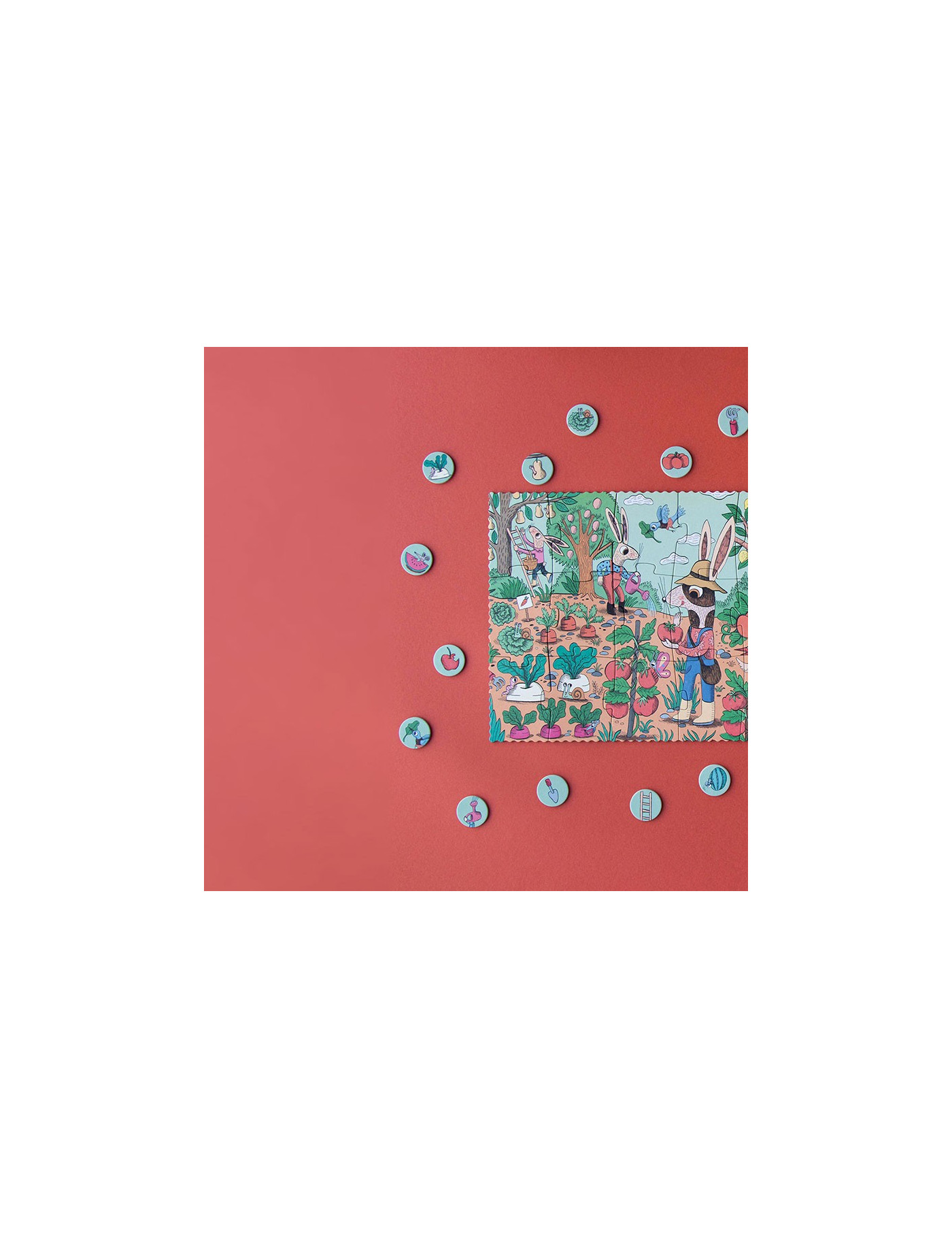 Puzzle dla dzieci Ogród Króliczków | Londji®
