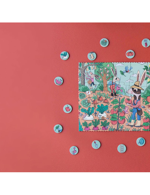 Puzzle dla dzieci Ogród Króliczków | Londji®