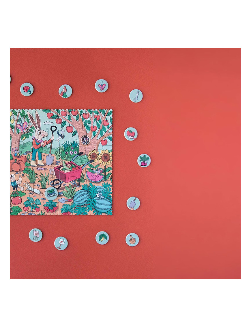 Puzzle dla dzieci Ogród Króliczków | Londji®