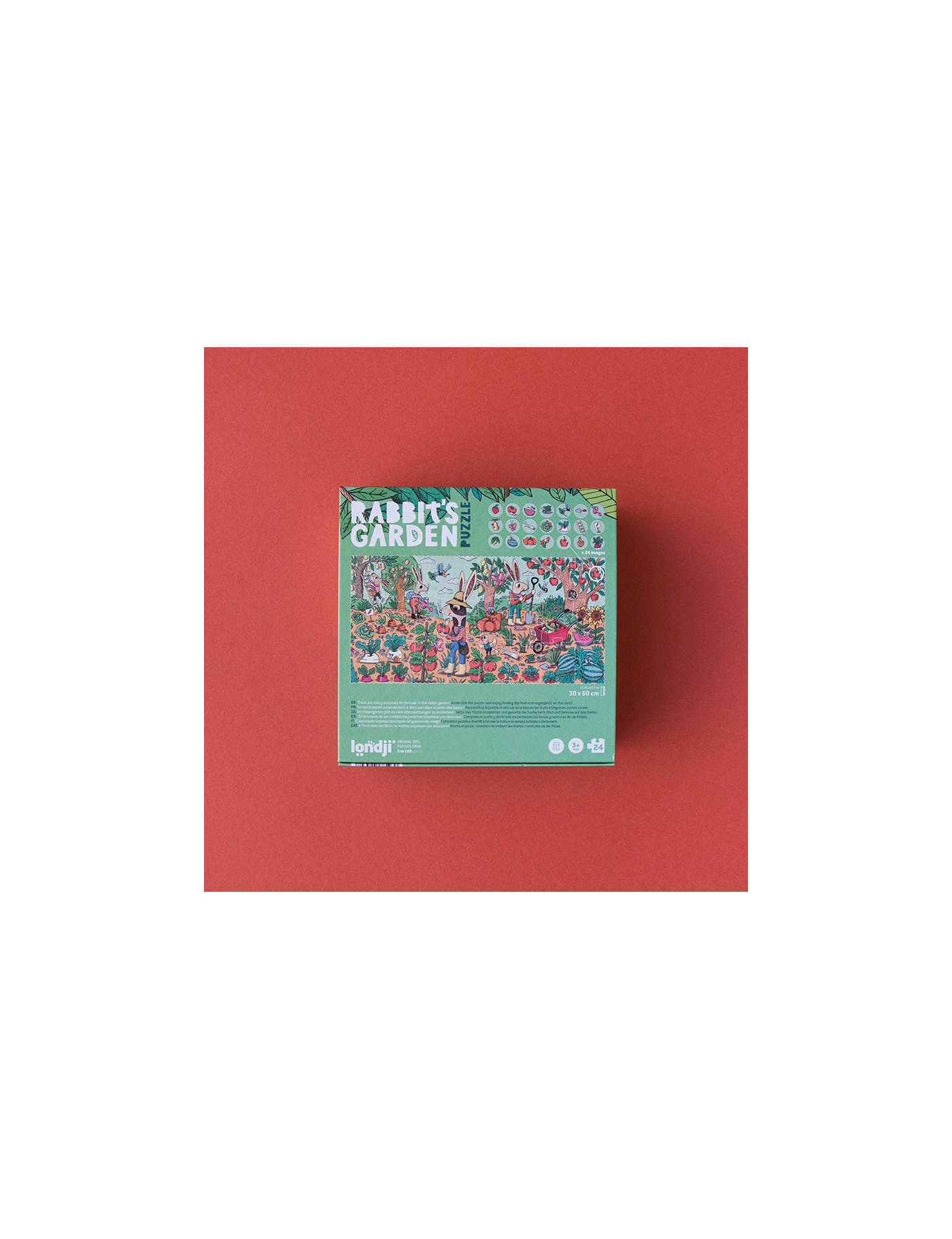 Puzzle dla dzieci Ogród Króliczków | Londji®