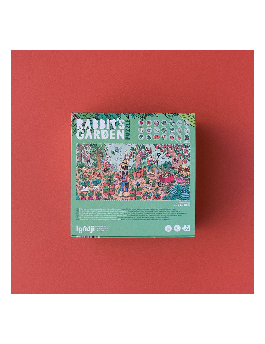 Puzzle dla dzieci Ogród Króliczków | Londji®