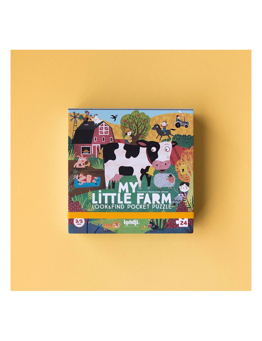 Puzzle kieszonkowe dla dzieci Moja Mała Farma | Londji®