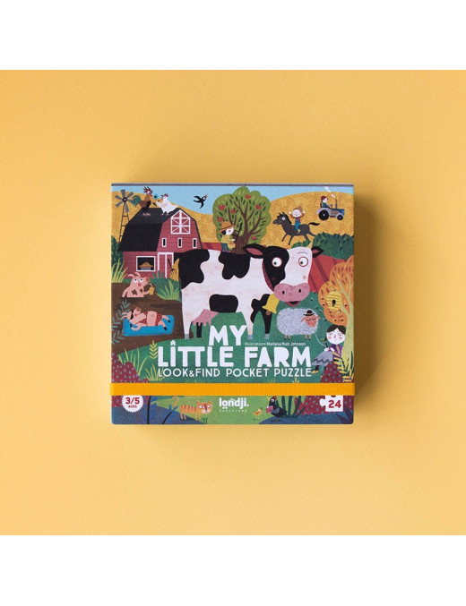 Puzzle kieszonkowe dla dzieci Moja Mała Farma | Londji®