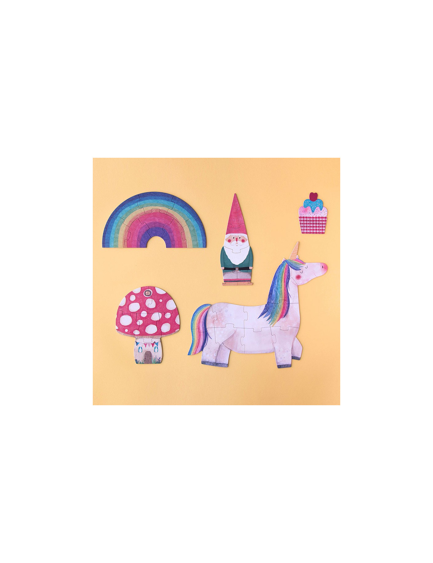 Puzzle progresywne Urodziny Jednorożca | Londji®