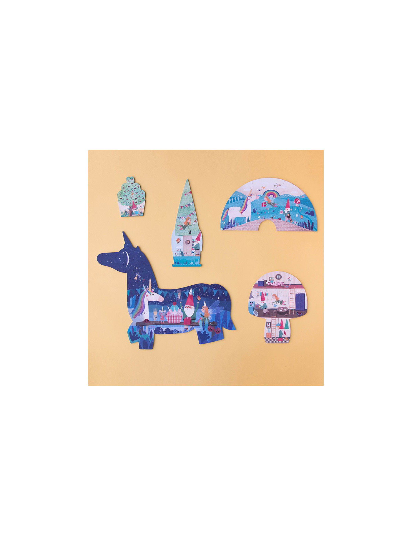 Puzzle progresywne Urodziny Jednorożca | Londji®