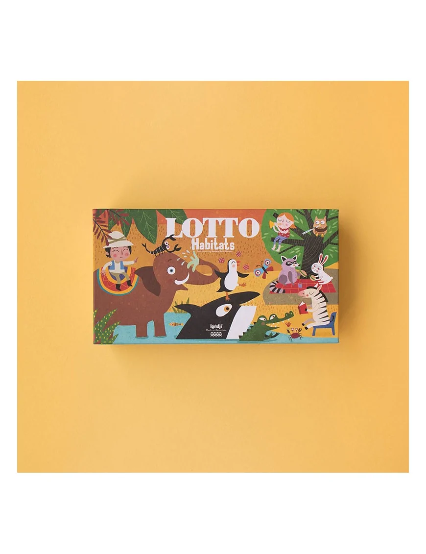 Gra Lotto dla dzieci, Habitats, Królestwo Zwierząt | Londji®