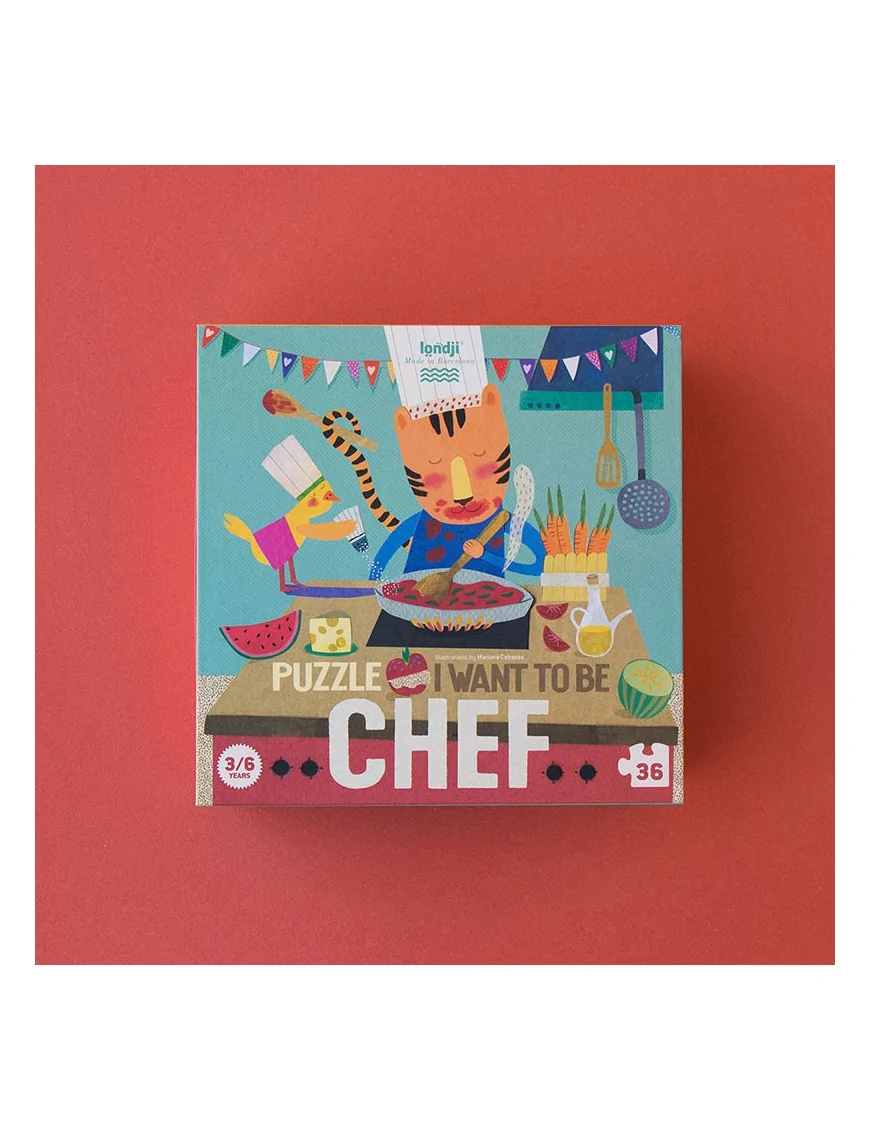 Puzzle dla dzieci, Chcę być szefem kuchni! | Londji®