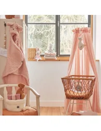 Jollein, Śpiworek otulacz do fotelika i wózka Bunny PALE PINK