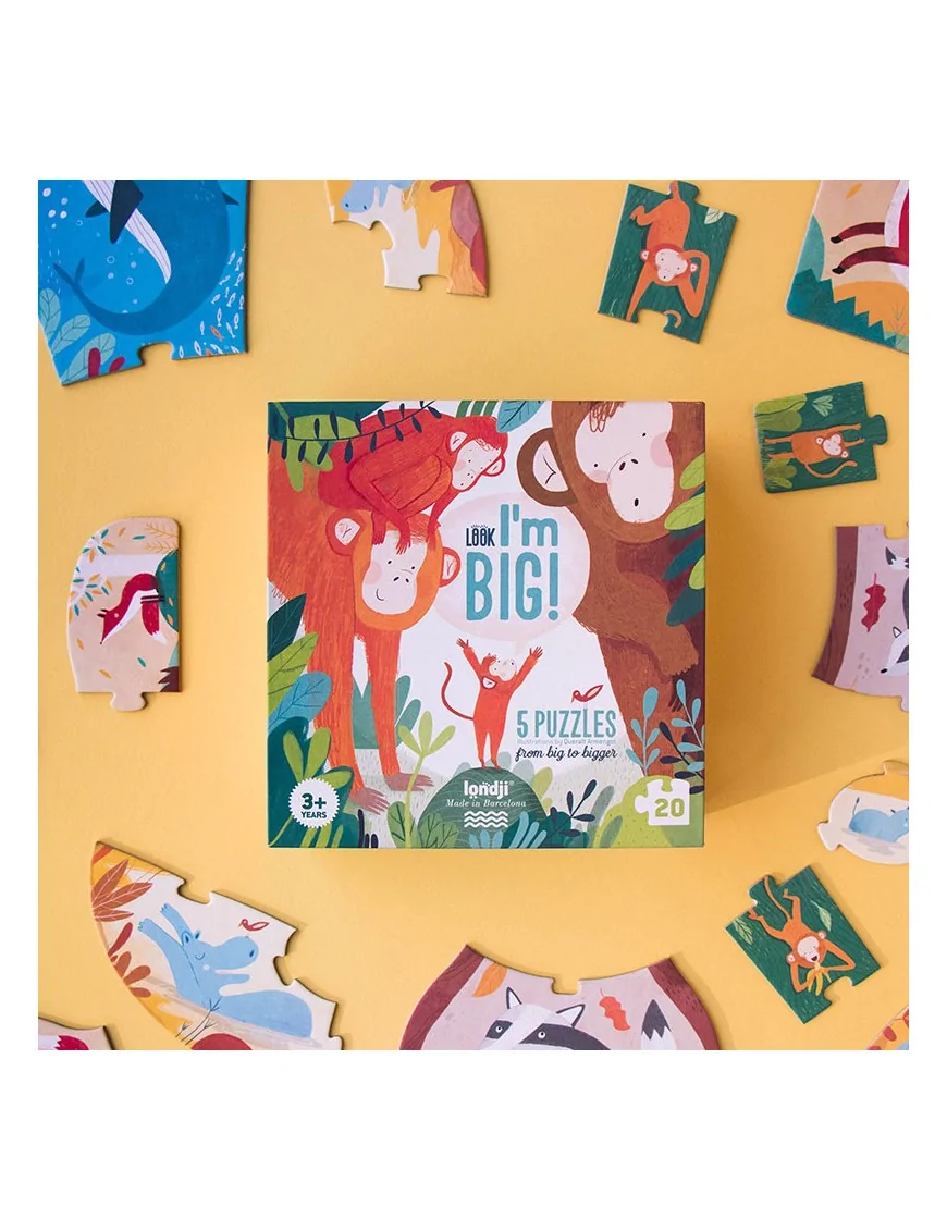 Londji, Puzzle dla dzieci, LOOK! I'M BIG - Zobacz, jestem duży!