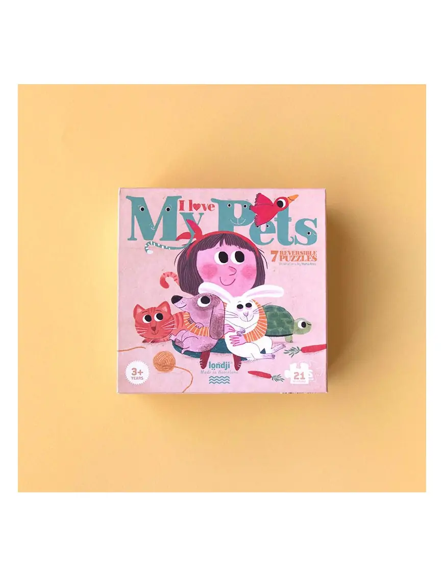 Londji, Puzzle dla dzieci, Kocham Moje Zwierzątka