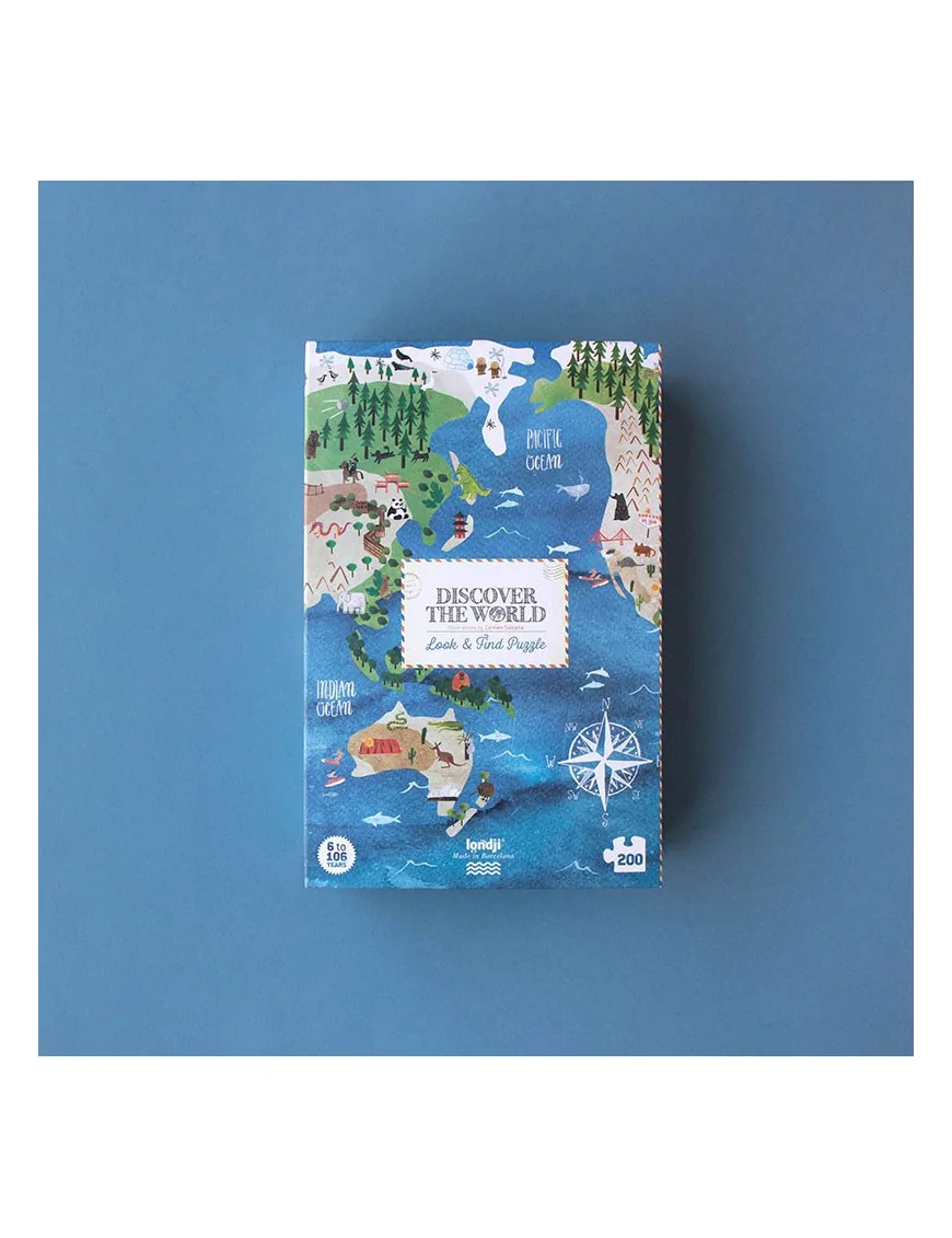 Londji, Puzzle dla dzieci, Odkryj Świat