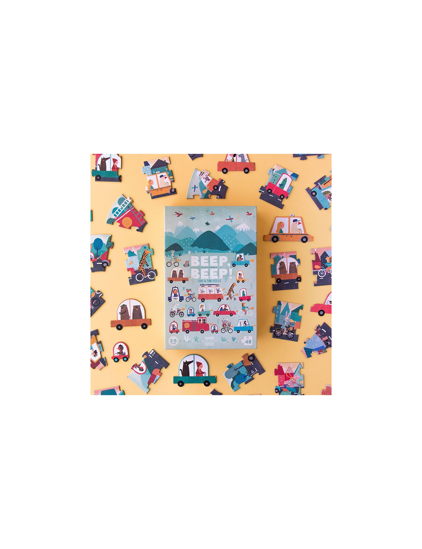 Londji, Puzzle dla dzieci, BEEP BEEP!