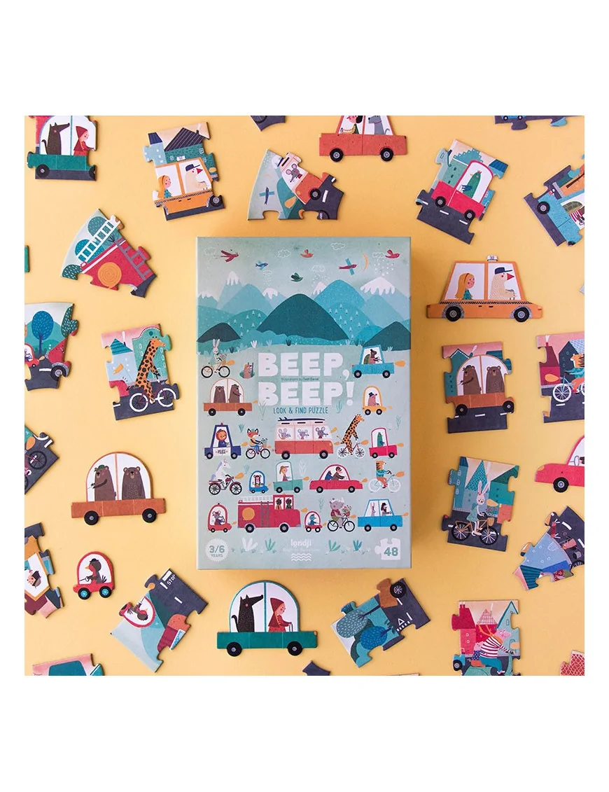Londji, Puzzle dla dzieci, BEEP BEEP!