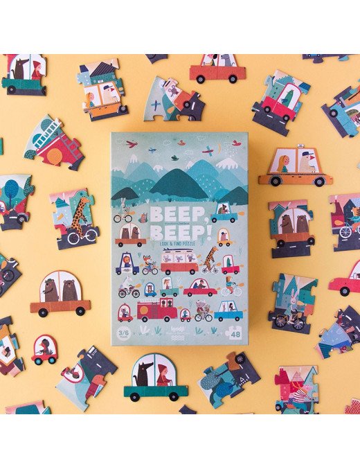Londji, Puzzle dla dzieci, BEEP BEEP!