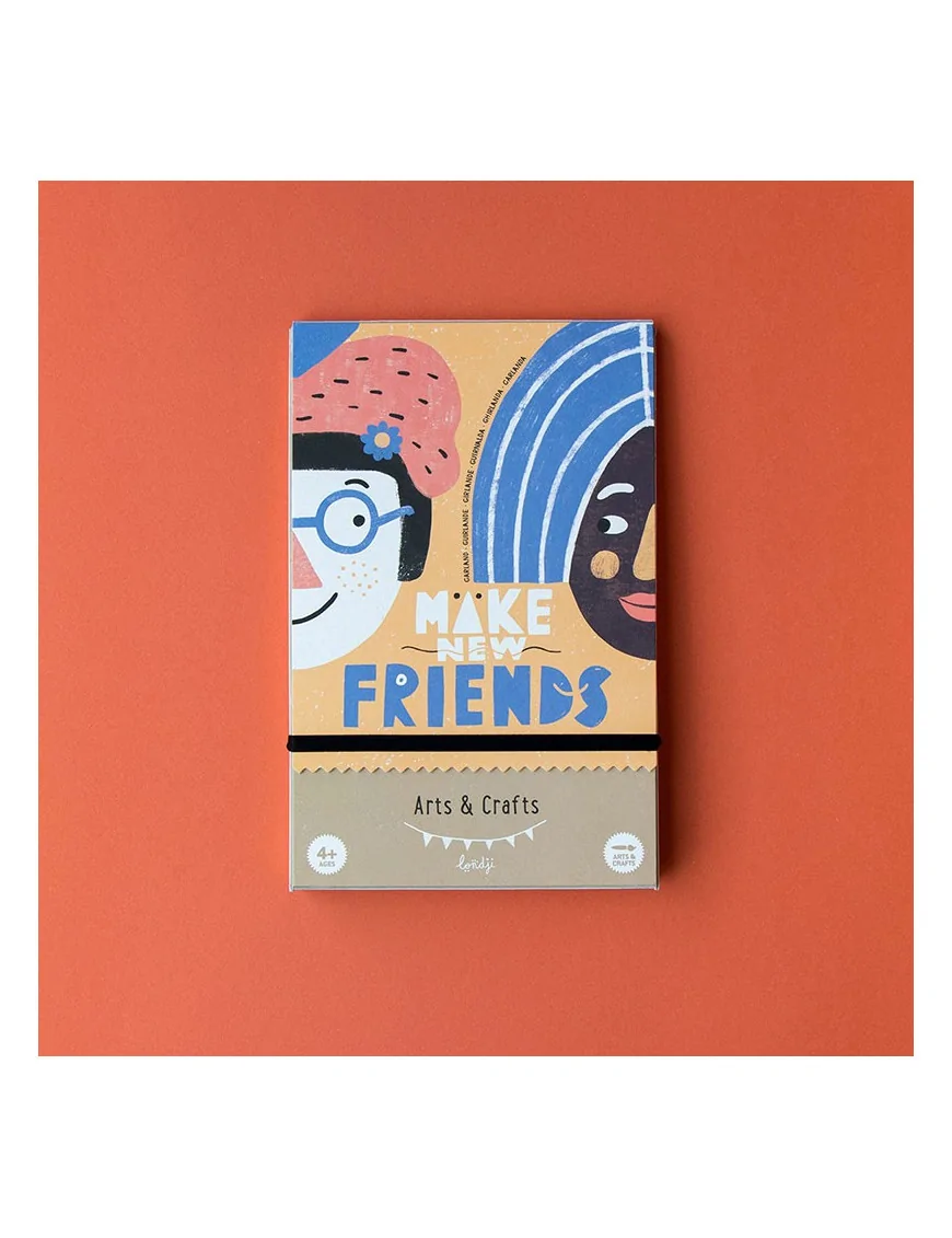 Gra kreatywna z naklejkami Make New Friends | Londji