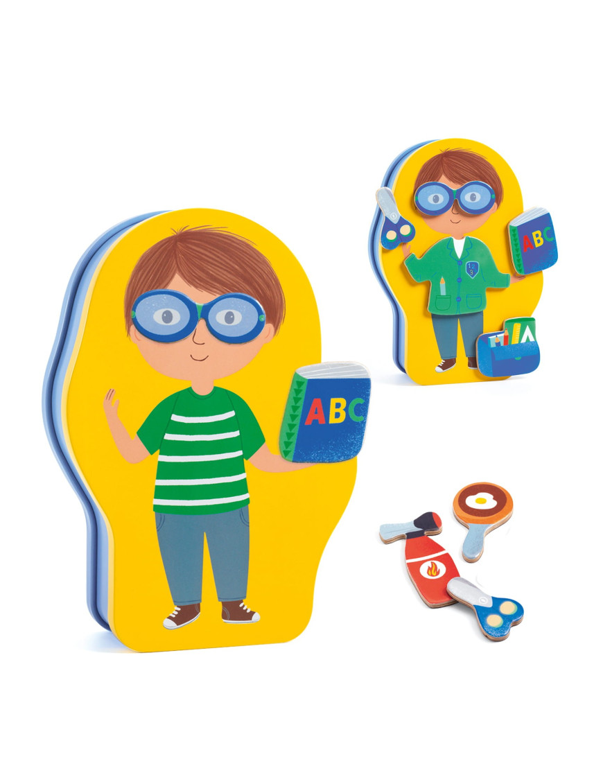 Magnetyczne puzzle ZAWODY, Djeco