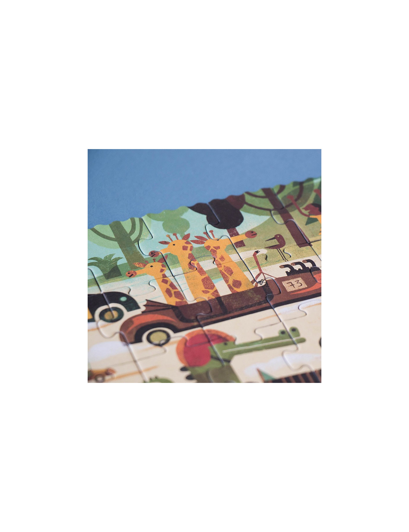 Puzzle dla dzieci, Wyścig, Vroom Vroom 50 elementów| Londji®