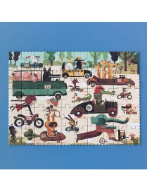 Puzzle dla dzieci, Wyścig, Vroom Vroom 50 elementów| Londji®