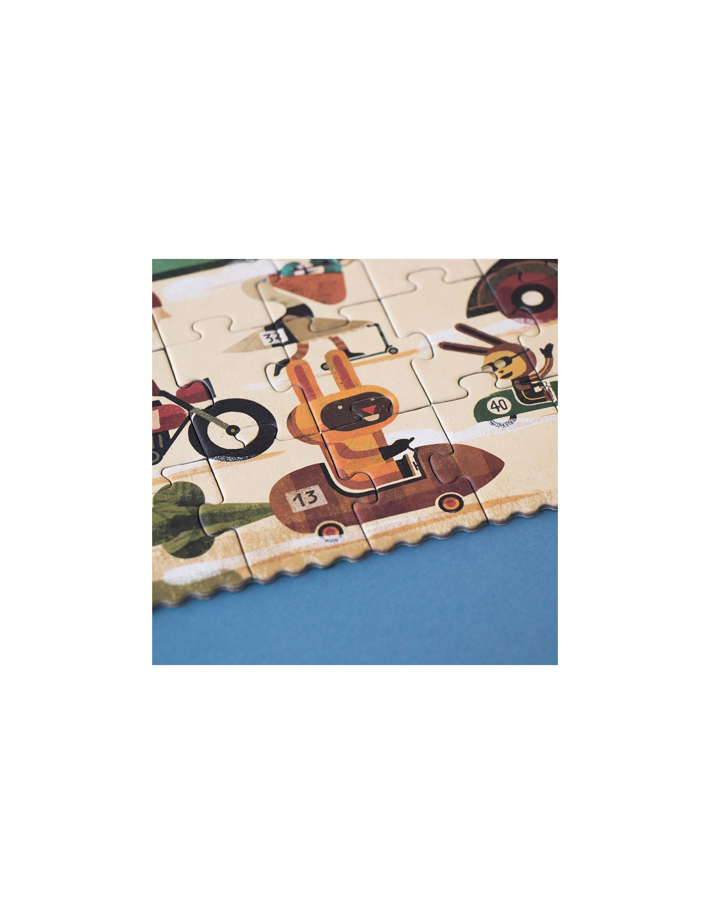 Puzzle dla dzieci, Wyścig, Vroom Vroom 50 elementów| Londji®