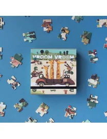 Puzzle dla dzieci, Wyścig, Vroom Vroom 50 elementów| Londji®