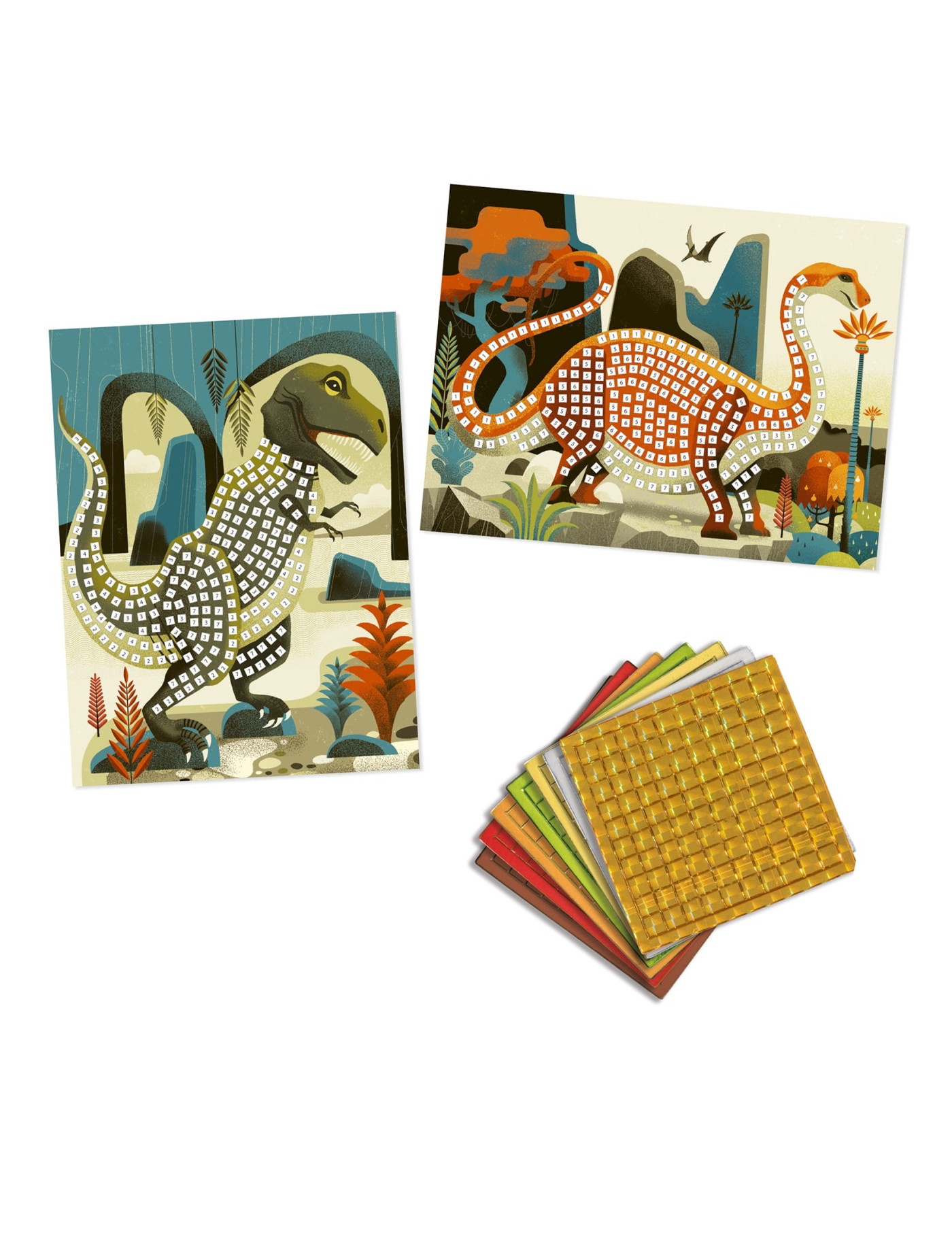Djeco, Mozaiki DINOZAURY Djeco, Mozaiki DINOZAURY