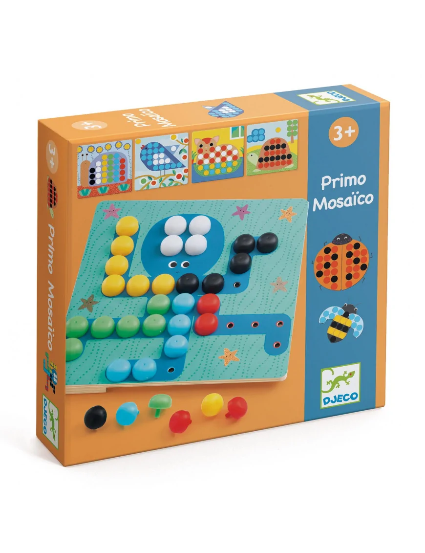 Djeco, Mozaika PRIMO - kolorowe obrazki