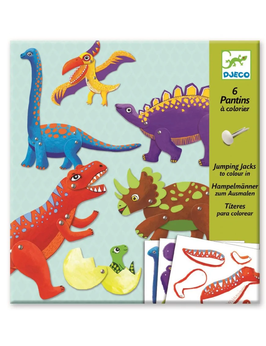 Djeco, Zestaw ruchome postacie DINOZAURY