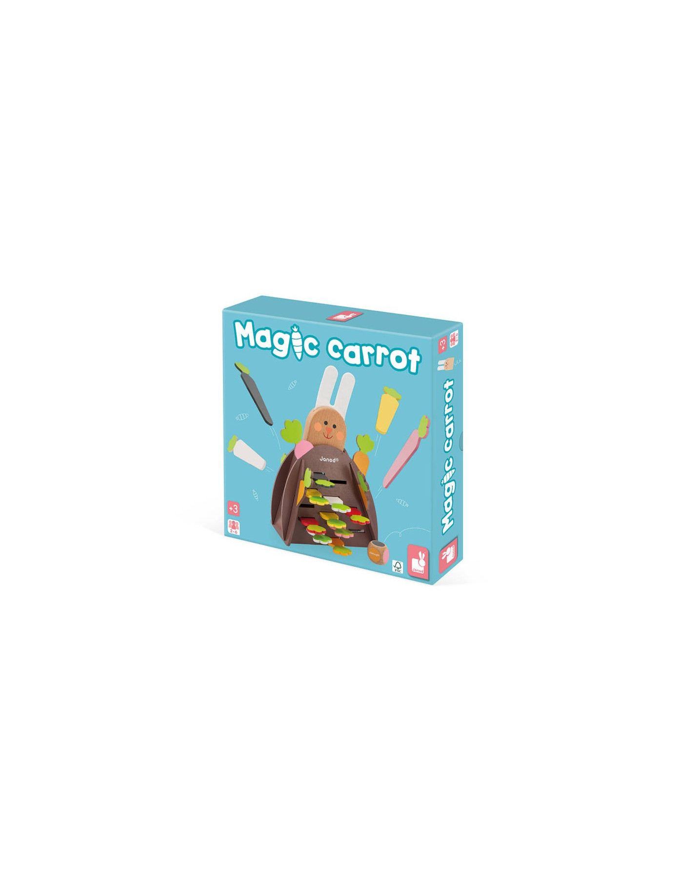 Gra strategiczna Magiczna marchewka 3+, Janod