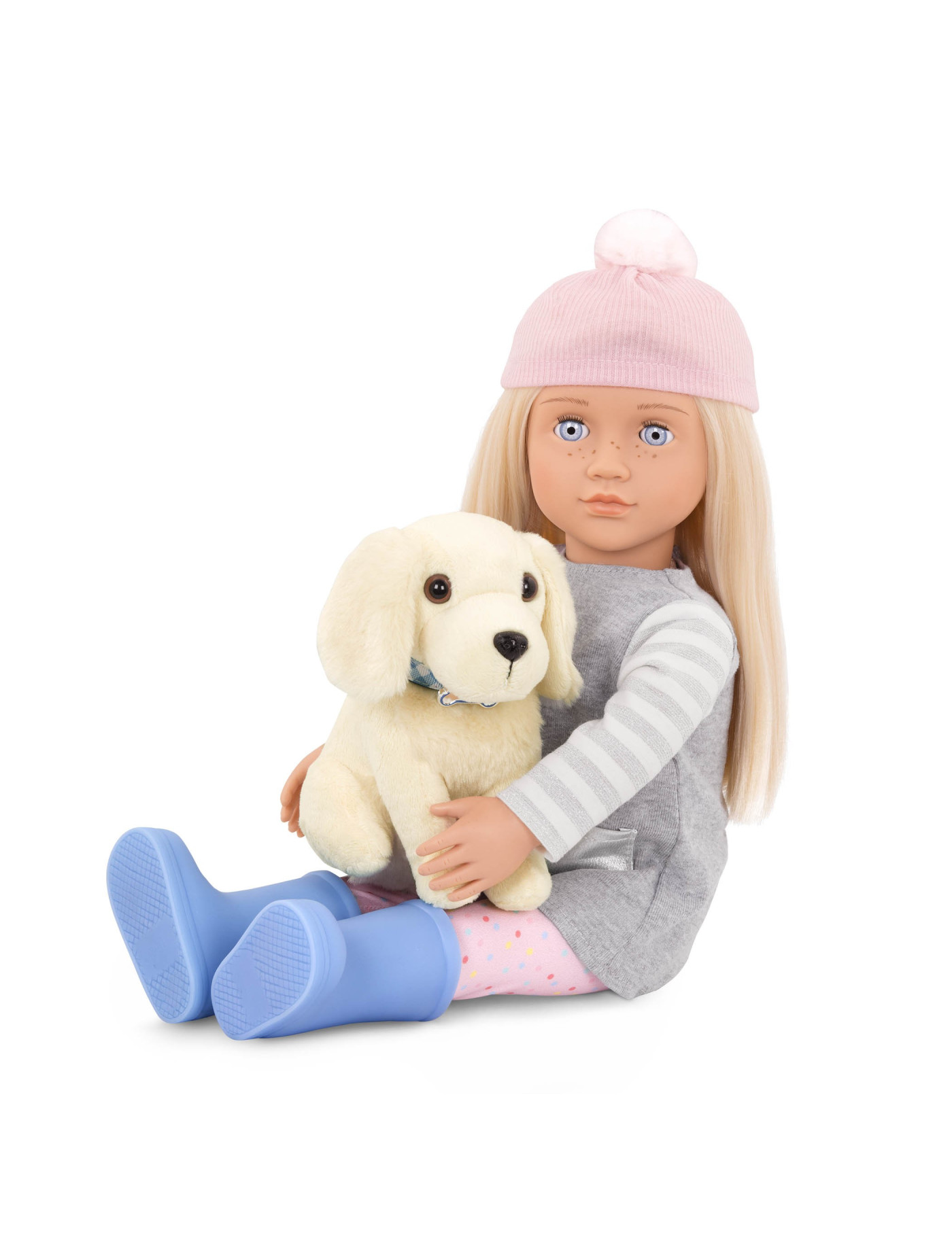 Lalka MEAGAN 46cm – z pieskiem rasy Golden Retriver, Our Generation