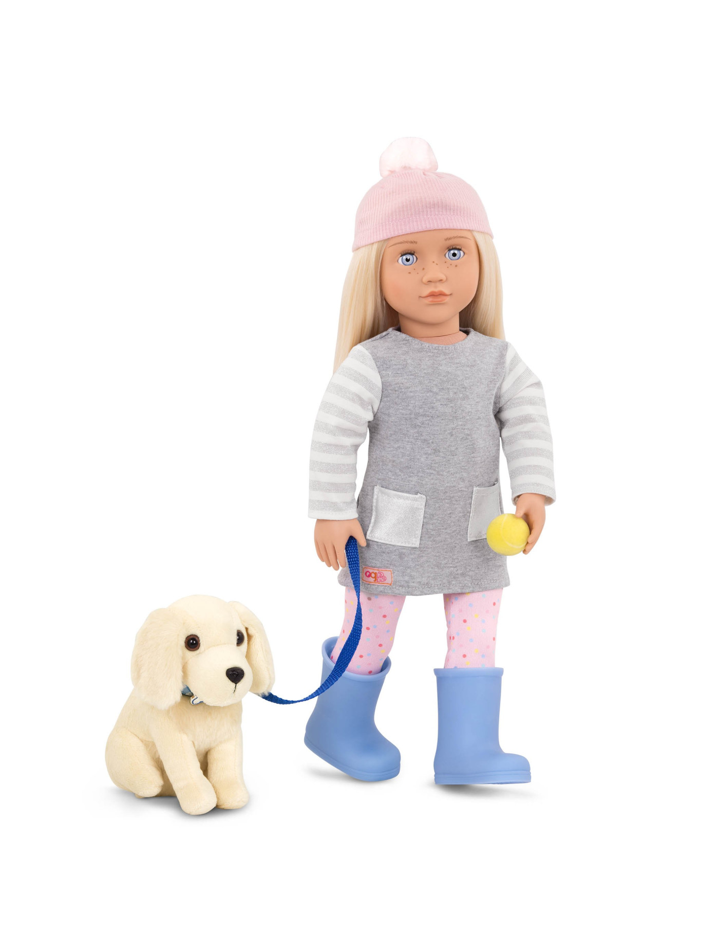 Lalka MEAGAN 46cm – z pieskiem rasy Golden Retriver, Our Generation